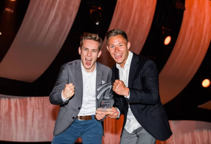 Jubel bei Johannes Floors und Felix Streng (Foto: LSB NRW / Bowinkelmann)
