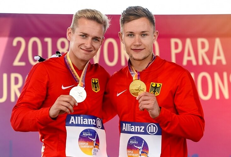 Johannes Floors und Felix Streng mit Gold und Silber über 100m