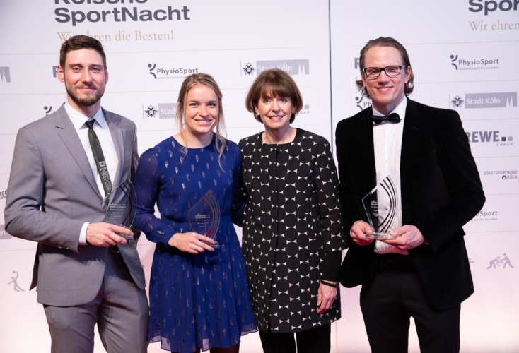 Kölsche Sportnacht: Kölns Sportler des Jahres 2018 mit Oberbürgermeisterin Henriette Reker (Bild: HEIMSPIELE)