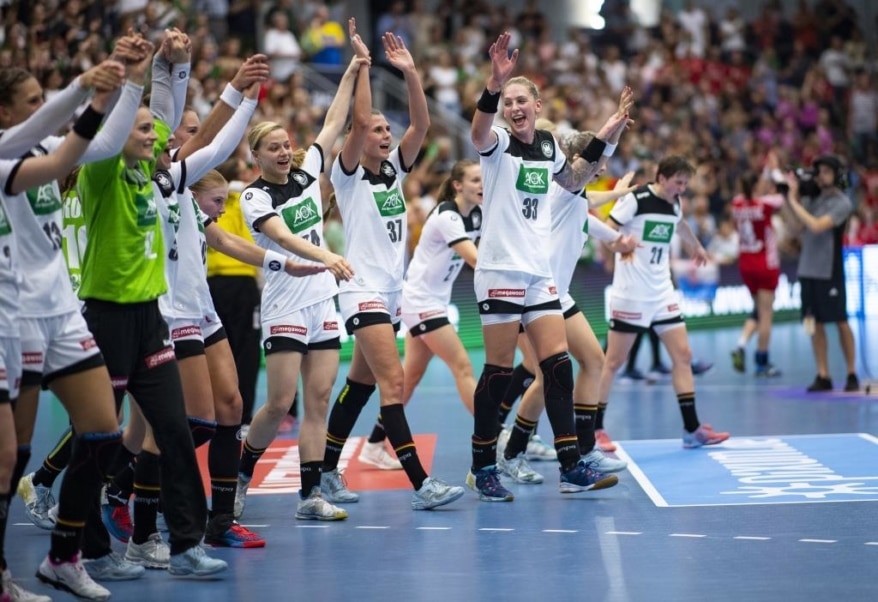 Olympia Handball Frauen HandballEM der Frauen Chancenlos gegen