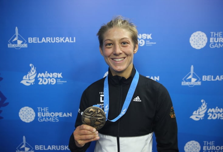 OSP-Athletin Nina Hemmer belohnt sich mit Bronze bei den Europaspielen (Bild: DOSB)