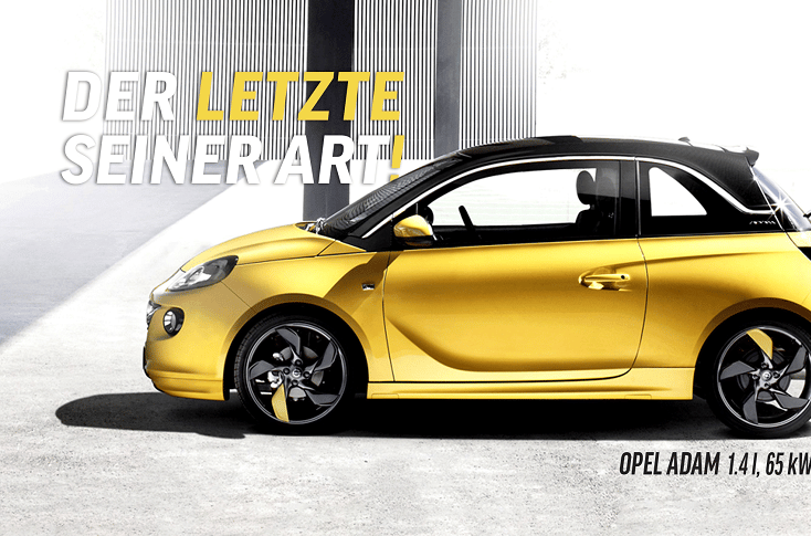 DER  LETZTE SEINER ART - Der Opel Adam (Partner-Angebot von ASS)