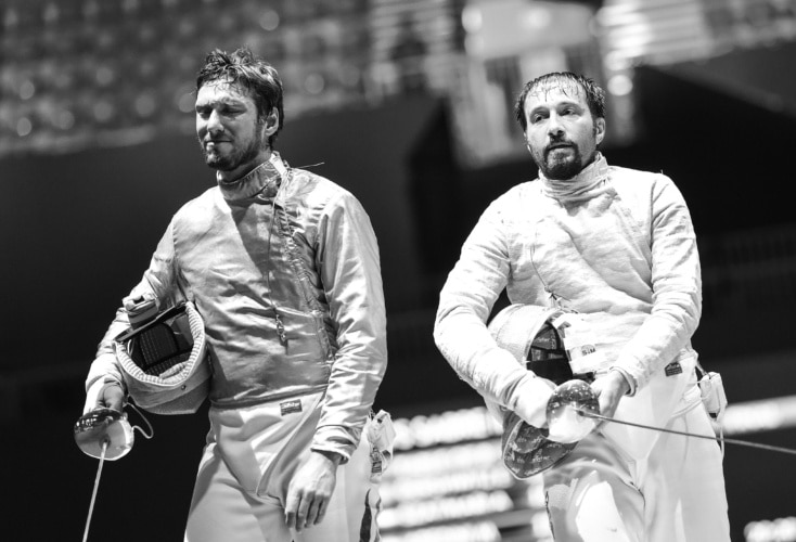 Budapest, 15-23 July 2019
 World Championships Sabre Men and Epee Women
 In photo: HARTUNG Max vs ABEDINI
 Photo by #BizziTeam