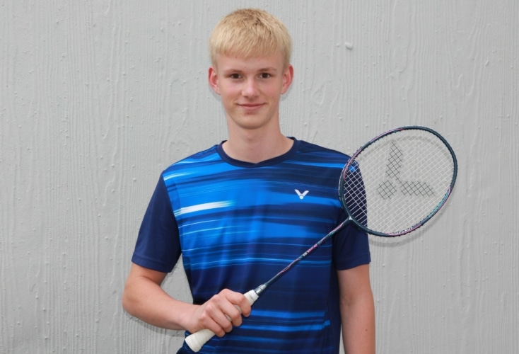 Nachwuchs-Ass im Badminton: Til Gatzsche