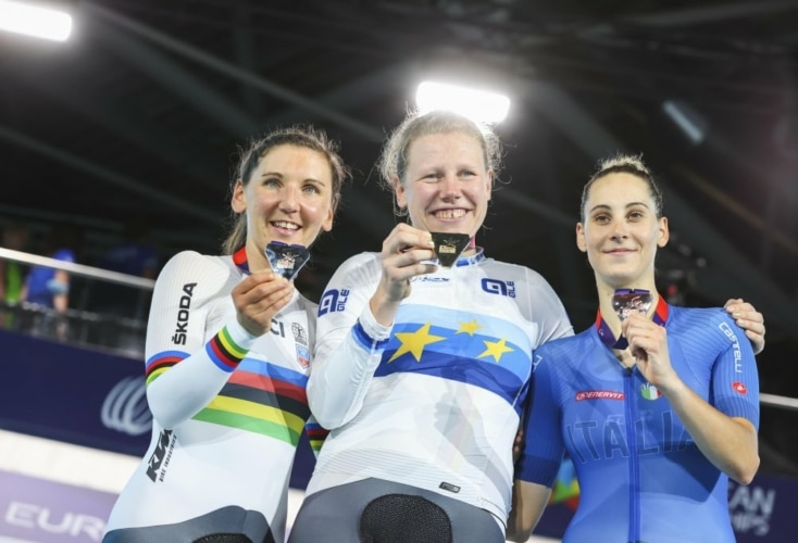 Mieke Kröger gewinnt auch EM-Gold in der Einerverfolgung (Bild: © Karl-Josef Hildenbrand / Munich 2022)