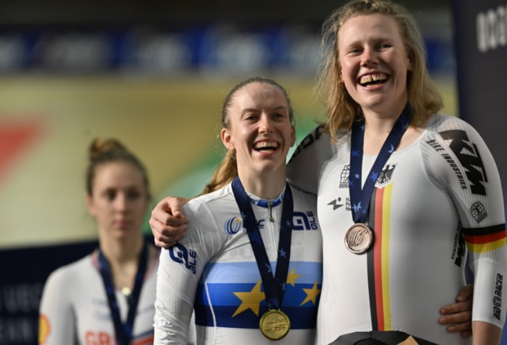 Bild zur News Bahnradsport: Mieke Kröger gewinnt auch Bronze in der Einerverfolgung