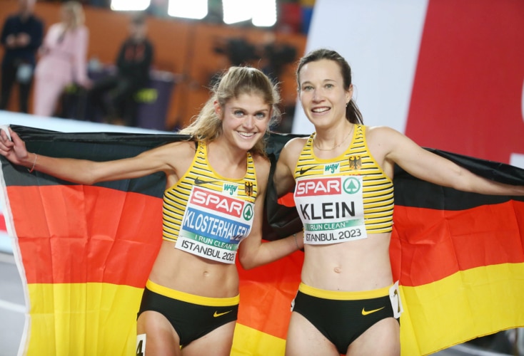 Bild zur News Leichtathletik: Konstanze Klosterhalfen wird Vize-Europameisterin bei Hallen-EM in der Türkei