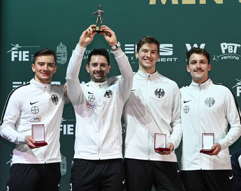 Deutsche Säbelherren gewinnen Silber beim Team-Weltcup in Budapest (Bild: Deutscher Fechter-Bund)