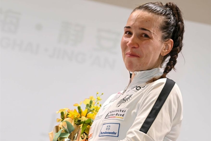 Fechten: Anne Sauer gewinnt die Goldmedaille beim Grand Prix in Shanghai (Bild: Augusto Bizzi)