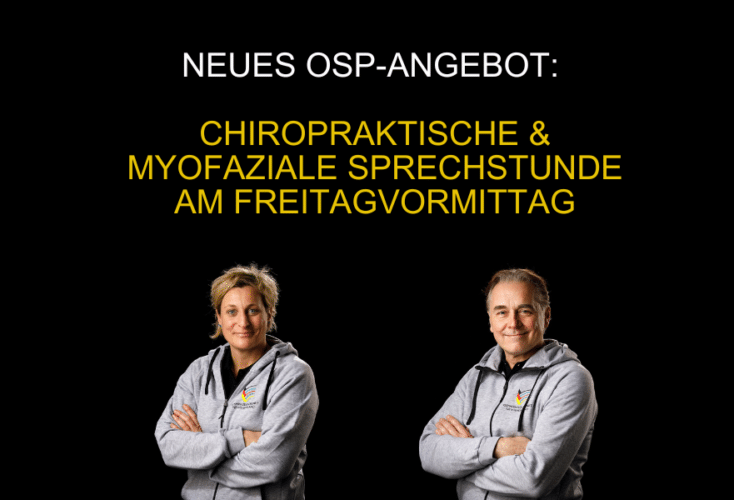 Bild zur News Neues OSP-Angebot: Chiropraktische und myofaziale Sprechstunde am Freitagvormittag