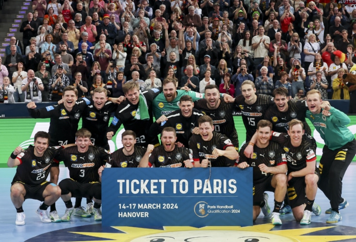 Handball: Deutsches Team um OSP-Athlet Julian Köster qualifiziert sich für PARIS 2024 (Bild: Picture Alliance)