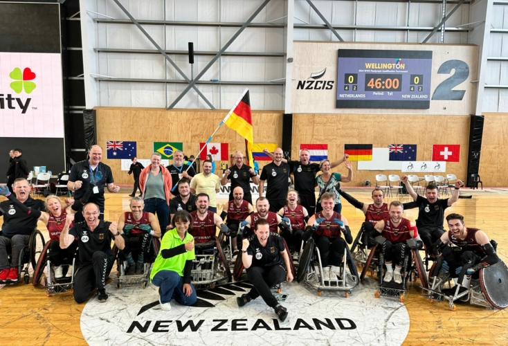 Das Rollstuhlrugby-Nationalteam schnappt sich das letzte Paralympics-Ticket (Bild: DBS)