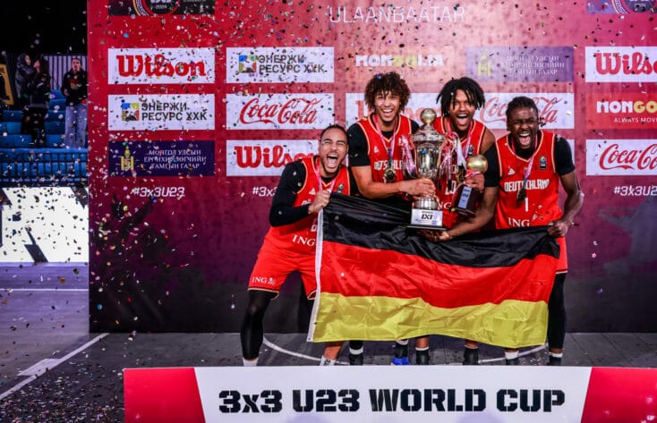 3×3 Basketball: U23-Herren mit Leon Fertig holen Weltmeistertitel (Bild: © FIBA)