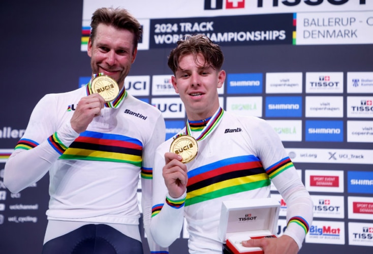 Gold für Tim Torn Teutenberg und Roger Kluge im Madison (Bild: Picture Alliance)