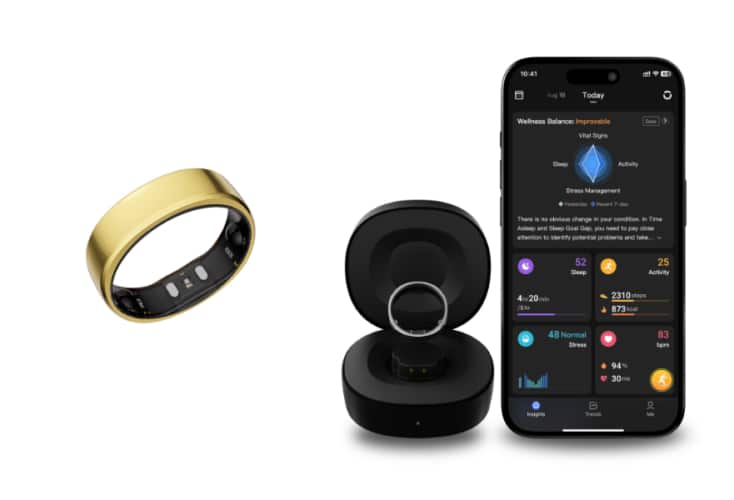 Neuer Offizieller Förderer: Quinta GmbH mit dem RingConn Smart Ring (Bild: Quinta GmbH)