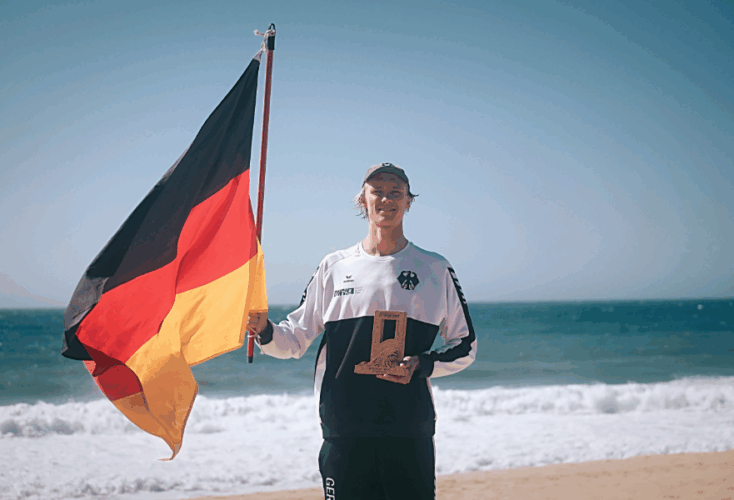 Bild zur News Surfen: Vize-Europameistertitel für Tim Elter
