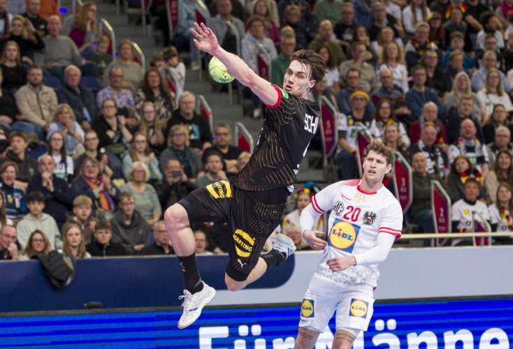 OSP-Athlet Miro Schluroff startet mit dem deutschen Team ins Turnier (Bild: © Kenny Beele / DHB)
