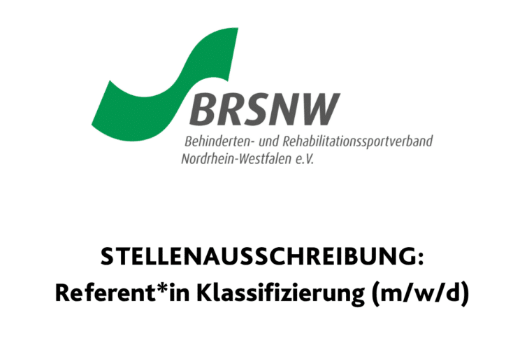 Bild zur News Stellenausschreibung des BRSNW: Referent*in Klassifizierung (m/w/d)