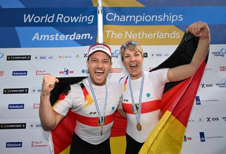 Bild zur News Para Rudern: WM-Gold für Kathrin Marchand und Partner Valentin Luz